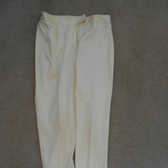 Women's Size 4 Butter Yellow Worthington Suit Jacket and Pants - Picture 6 of 7